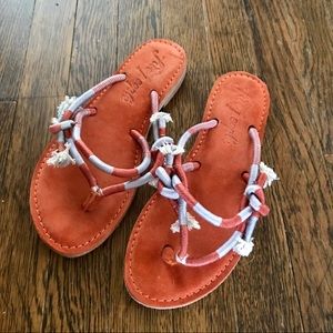 One of a kind Free People Rope Flip Flops